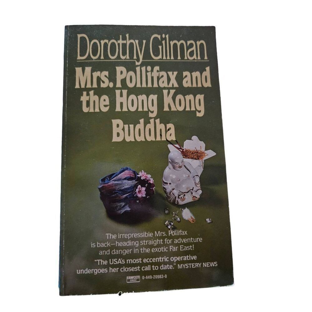 Mrs. Pollifax and the Hong Kong Buddha by Dorothy Gilman fawcett crest books isb